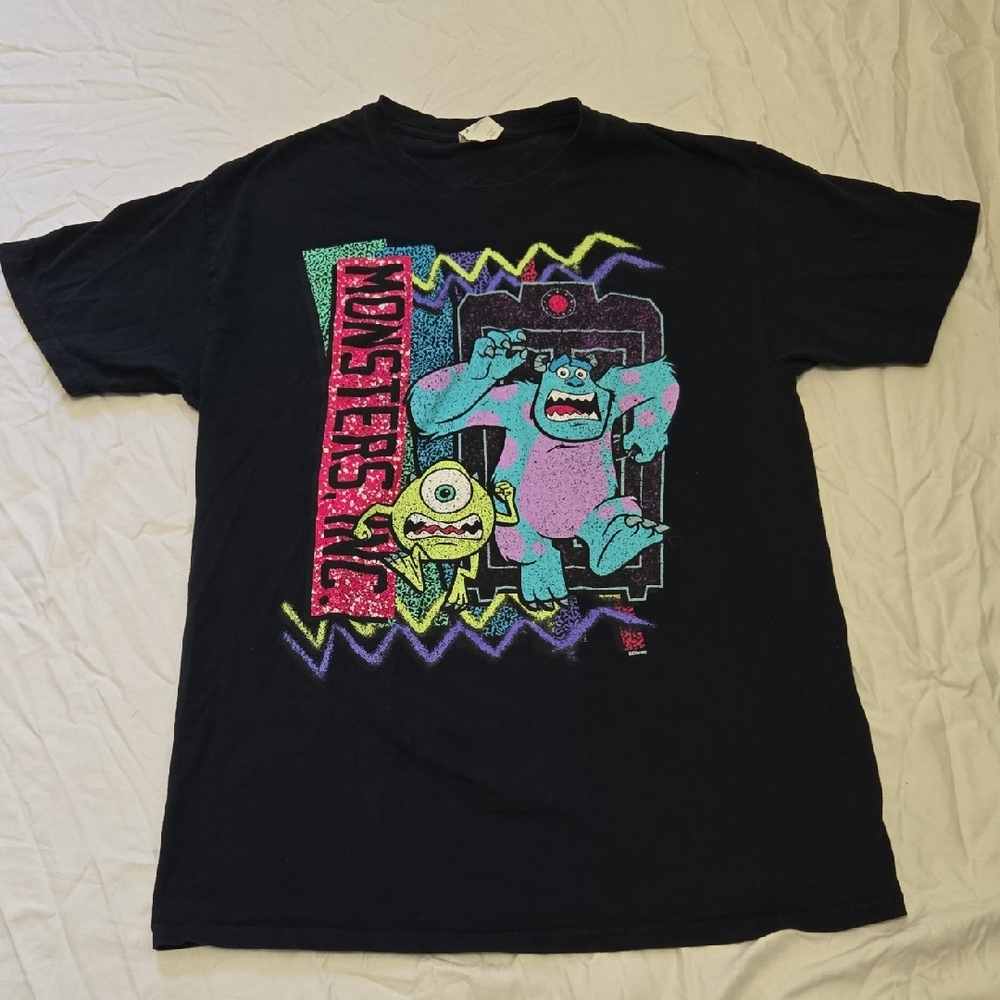 Monsters Inc Graphic T-Shirt Size Medium